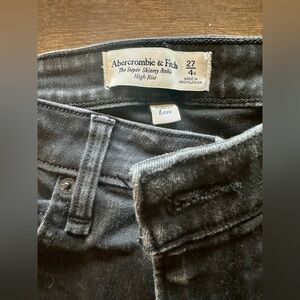 Abercrombie & Fitch, black skinny jean, size 27